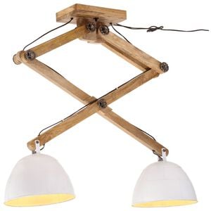 vidaXL loftlampe 29x18x85 cm 25 W E27 hvid