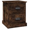 vidaXL sengebord 39x39x47,5 cm konstrueret tr&aelig; r&oslash;get egetr&aelig;sfarve