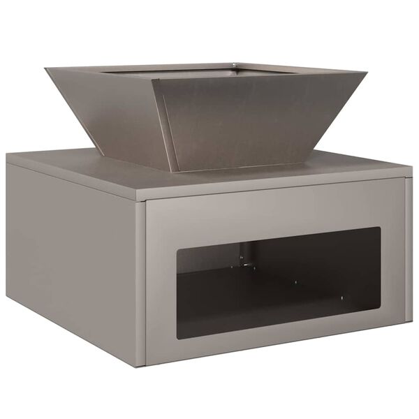 vidaXL B&aring;lsted Rusten 50 x 50 x 40 cm Cortenst&aring;l