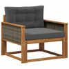 vidaXL Udend&oslash;rs Mellem Sofa Naturfarvet