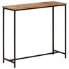 vidaXL konsolbord 80x30x74 cm massivt mangotr&aelig; og jern