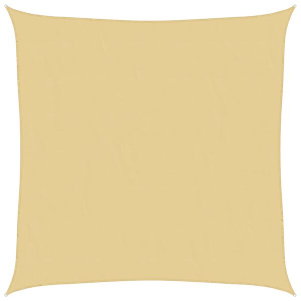 vidaXL solsejl 2x2 m 100 % polyesterstof sandfarvet