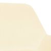 vidaXL barstol stof cremefarvet