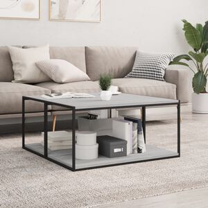 vidaXL v&aelig;ghylder 4 stk. 80x30x1,5 cm konstrueret tr&aelig; gr&aring; sonoma-eg