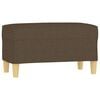 vidaXL b&aelig;nk 70x35x41 cm stof brun