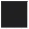 vidaXL Udeterrasse Rullegardin UV Beskyttelse Sort Polyester