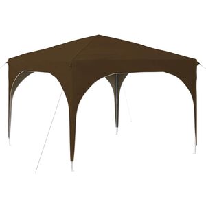 vidaXL Pop-up Festtelt 290 x 290 x 245 cm Gr&aring;brun
