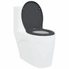 vidaXL Toilet s&aelig;de Antracit 44,8 x 37,3 x 4,2 cm Duroplast