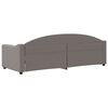 vidaXL daybed 80x200 cm stof gr&aring;brun