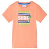 T-shirt til b&oslash;rn str. 140 neon-orange