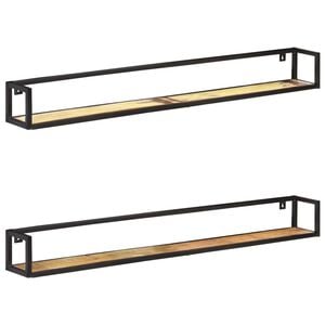 vidaXL v&aelig;ghylder 2 stk. 160 cm massivt genbrugstr&aelig;