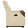 vidaXL eldrevet l&aelig;nestol med l&oslash;ftefunktion cremefarvet