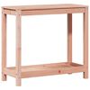 vidaXL plantebord med hylde 82,5x35x75 cm massivt douglasgran