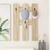 vidaXL V&aelig;gmonteret Jakkeholder V&aelig;gmonteret Sonoma eg 65 x 3 x 100 cm