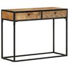 vidaXL konsolbord 100x35x75 cm massivt mangotr&aelig;