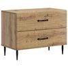 vidaXL Natskab Artisan-eg 62 x 34,5 x 47,5 cm Konstrueret tr&aelig;