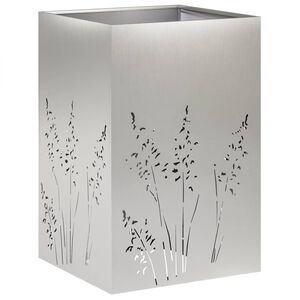 vidaXL Have Blomsterkrukke S&oslash;lv 50 x 50 x 75 cm Rustfrit st&aring;l