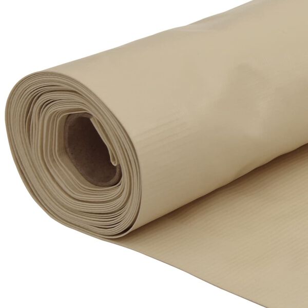 vidaXL altanafsk&aelig;rmning 120x400 cm oxfordstof beige