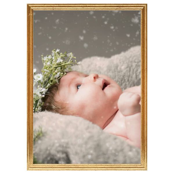 vidaXL billedrammer 5 stk. til bord 15x21 cm MDF guldfarvet