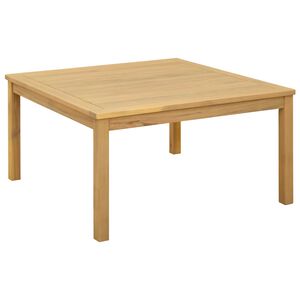 vidaXL Sofabord Lys akacie 85 x 85 x 45 cm Massivt Akacietr&aelig;