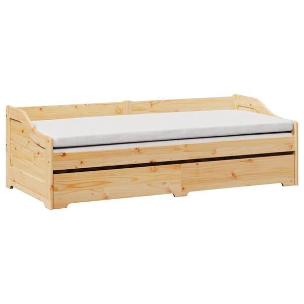 vidaXL daybed med trusse uden madras IRUN 90x200 cm