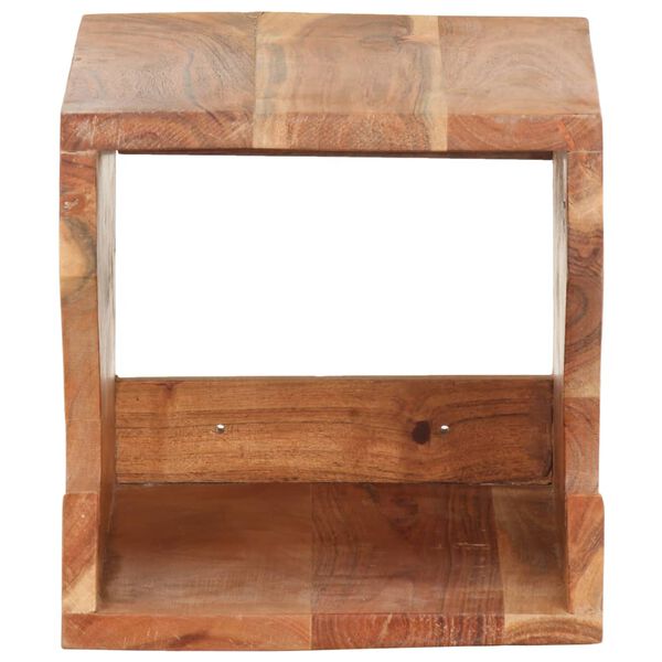 vidaXL cykelophæng til væg 35x25x25 cm massivt akacietræ