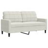 vidaXL 2-personers sofa 140 cm velour cremefarvet