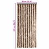 vidaXL insektgardin beige og lysebrun 90 x 220 cm chenille