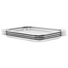 vidaXL gastronorm beholder 4 stk. GN 1/1 20 mm rustfrit st&aring;l