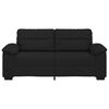 vidaXL 2-personers sofa 180x81x84 cm stof sort
