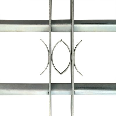 vidaXL justérbart gitter til vinduer m. 2 tværstænger 500-650 mm