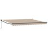 vidaXL Markise Beige 450 x 300 x 165 cm Polyester og metal