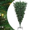 vidaXL Omdrejningspunkt Kunstige For-lyste Juletr&aelig; med Kugles&aelig;t 210 cm