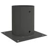 vidaXL Rund Jordankre 12 pcs Antracit 18 x 18 x 15 cm Metal