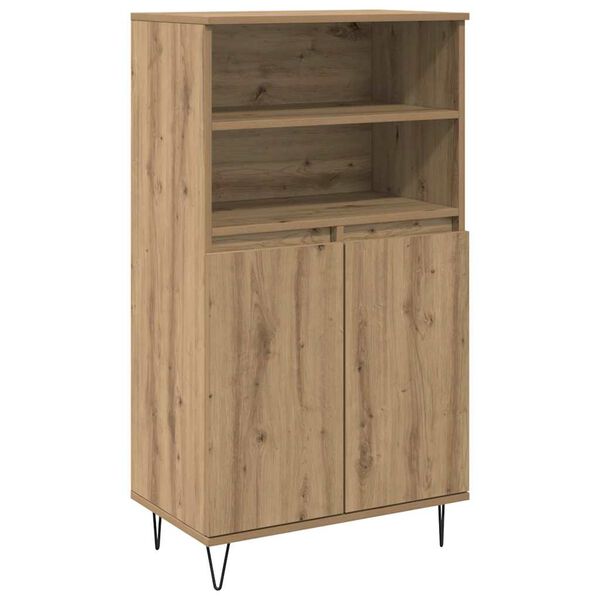 vidaXL Highboard Brun 60 x 36 x 110 cm Konstrueret tr&aelig;