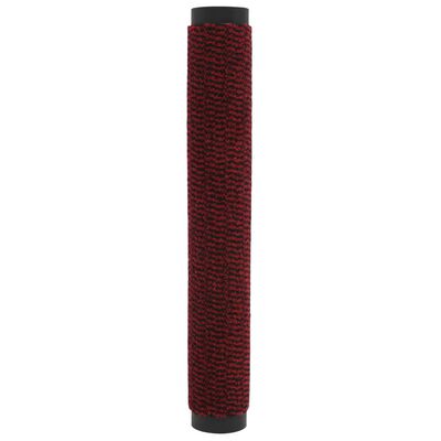 vidaXL måtter med støvkontrol rektangulær tuftet 90x150 cm rød