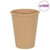 vidaXL kaffekopper af papir 1000 stk. 12oz 300ml brun