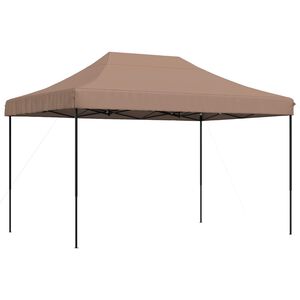 vidaXL Party Tent Brun 279 x 410 x 315 cm Oxford stof