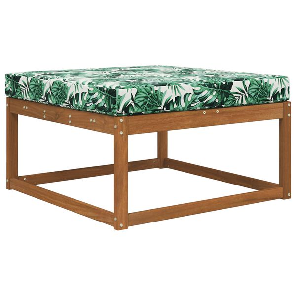 vidaXL Udend&oslash;rs Sofa Pude Bladm&oslash;nster 80 x 80 x 8 cm Polyester