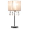 vidaXL skrivebordslampe rund E27 hvid