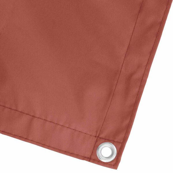 vidaXL Altan Sk&aelig;rm Terrakotta 110 x 800 cm Oxford stof