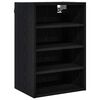 vidaXL H&aelig;ngeskab Sort eg 40 x 29,5 x 60 cm Konstrueret tr&aelig;