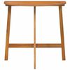 vidaXL Havemøbel Bord Brun 78 x 46 x 75 cm Massivt akacietræ