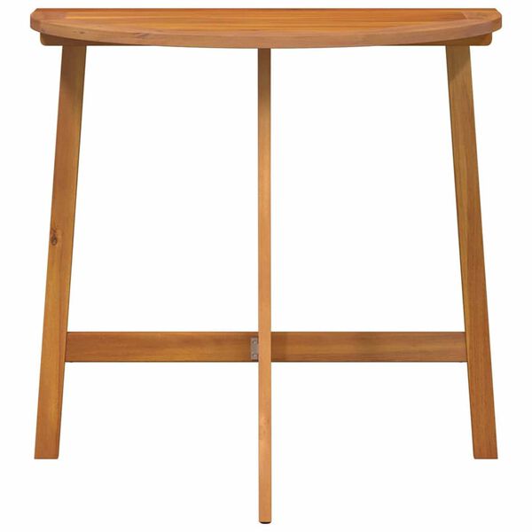 vidaXL Havemøbel Bord Brun 78 x 46 x 75 cm Massivt akacietræ