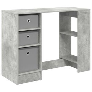 vidaXL Bord Beton Gr&aring; Konstrueret tr&aelig; 100 x 40 x 75 cm