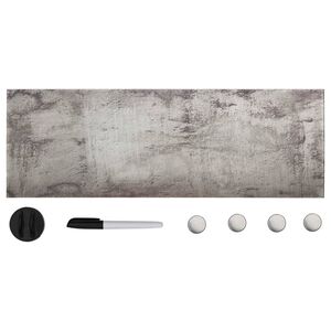 vidaXL v&aelig;gh&aelig;ngt magnettavle 60x20 cm glas