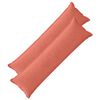 vidaXL Pudebetr&aelig;k 2 stk. HOUTEN R&oslash;d orange 40 x 145 cm cordfl&oslash;jl