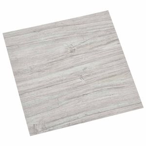 vidaXL Gulvplanker Gr&aring; og Tr&aelig; 5,11 m&sup2; 55 stk. PVC