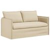 vidaXL Sofa 2 pcs Creme 196 x 82 x 85 cm Stof
