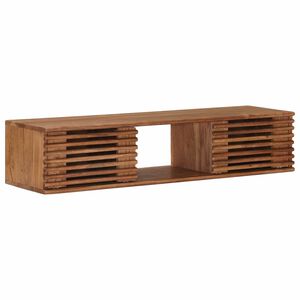 vidaXL TV-skab med opbevaring med d&oslash;r Naturfarvet 105 x 30 x 22,5 cm